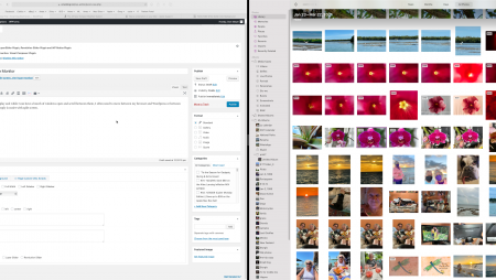 Use Split Screen to Use the Huge Monitor